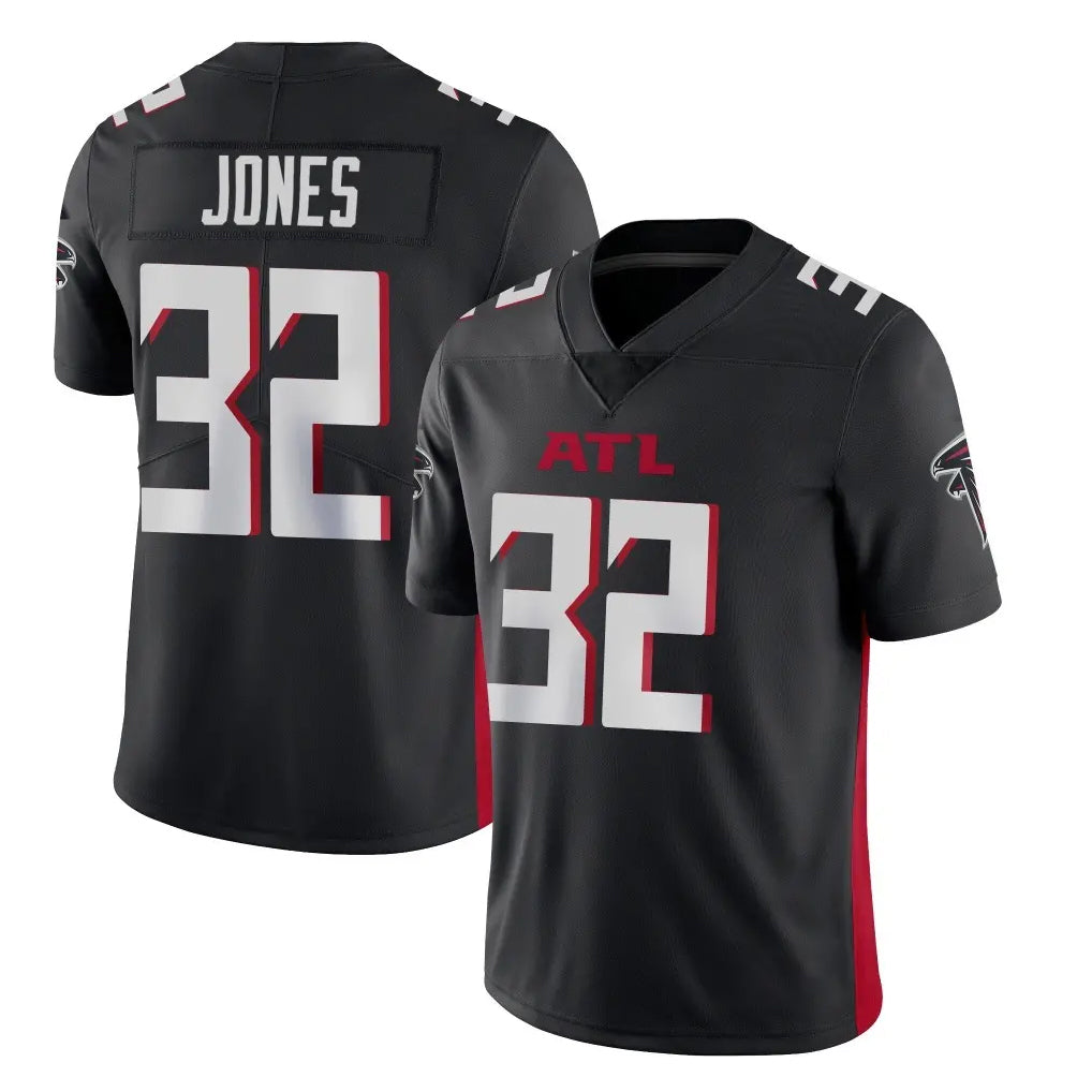 A.Falcons #32 Cash Jones Player Black Vapor Untouchable Limited Home Game Ldoa Stitched Jerseys