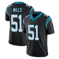 C.Panthers #51 Sam Mills Player Black Vapor Untouchable Limited Game Ldoa Stitched Jerseys
