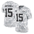 NY.Jets #15 Adonai Mitchell Player Arctic Camo Salute to Service Limited Game Ldoa Stitched Jerseys
