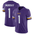 M.Vikings #1 Kyler Murray Player Purple Limited Vapor Untouchable Home Game Ldoa Stitched Jerseys