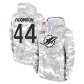 M.Dolphins #44 Chop Robinson Player Arctic Camo Salute to Service Hoodies Limited Game Ldoa Stitched Jerseys