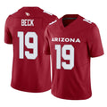 A.Cardinals #19 Carson Beck Player Cardinal Vapor F.U.S.E. Limited Home Game Ldoa Stitched Jerseys