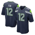 S.Seahawks #12 12th Fan Player Navy Home Game Ldoa Stitched Jerseys