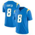 LA.Chargers #8 Omarion Hampton Player Blue Limited Vapor Untouchable Home Game Ldoa Stitched Jerseys