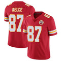 KC.Chiefs #87 Travis Kelce Player Red Limited Vapor Untouchable Home Game Ldoa Stitched Jerseys