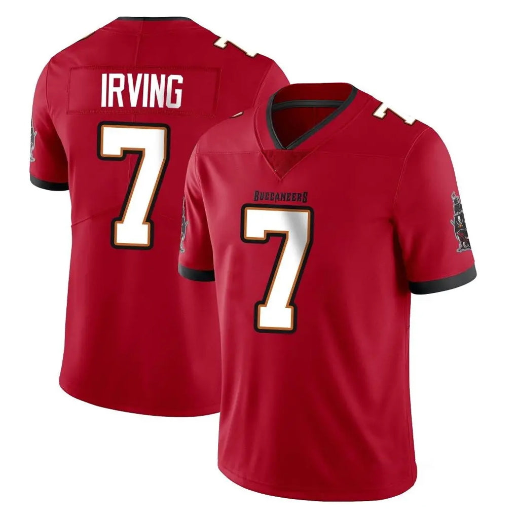 TB.Buccaneers #7 Bucky Irving Player Red Limited Vapor Home Game Ldoa Stitched Jerseys