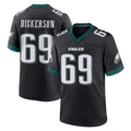 P.Eagles #69 Landon Dickerson Player Black Game Home Ldoa Stitched Jerseys