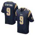 LA.Rams #9 Matthew Stafford Player Navy Home Game Ldoa Stitched Jerseys