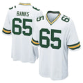 GB.Packers #65 Aaron Banks Player White Home Game Ldoa Stitched Jerseys