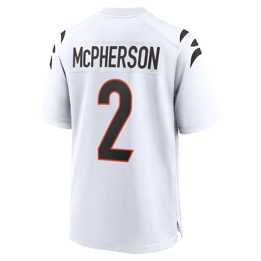 C.Bengals #2 Evan McPherson Player White Home Game Ldoa Stitched Jerseys