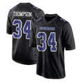 D.Cowboys #34 Jalen Thompson Player Carbon Black Fashion Home Game Ldoa Stitched Jerseys