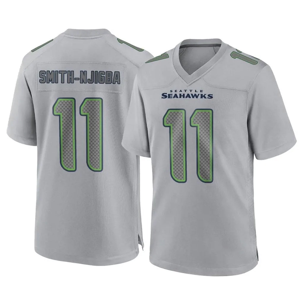 S.Seahawks #11 Jaxon Smith-Njigba Player Gray Atmosphere Fashion Home Game Ldoa Stitched Jerseys