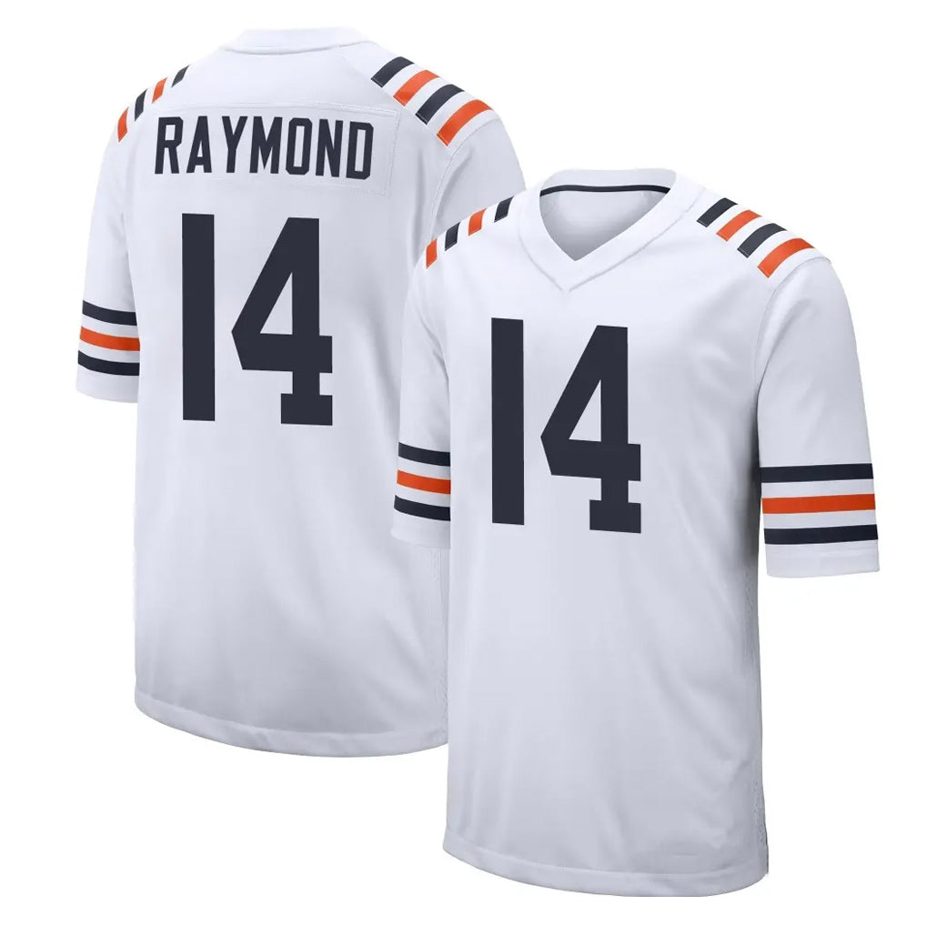 C.Bears #14 Kalif Raymond Player White Classic Home Game Ldoa Stitched Jerseys