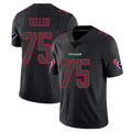 H.Texans #75 Wyatt Teller Player Black Impact Limited Game Ldoa Stitched Jerseys