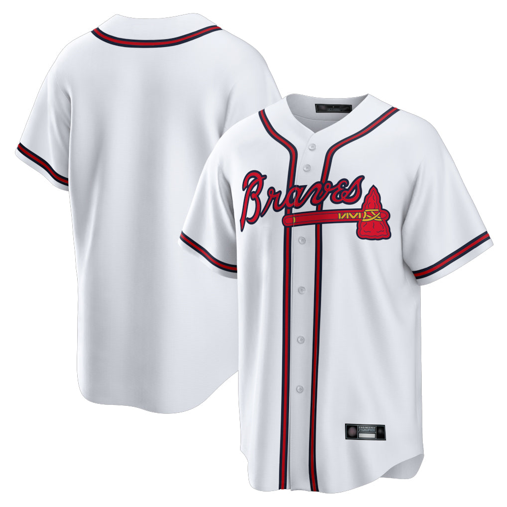 A.Braves ## Braves Blank Player White Home Game Ldoa Stitched Jerseys