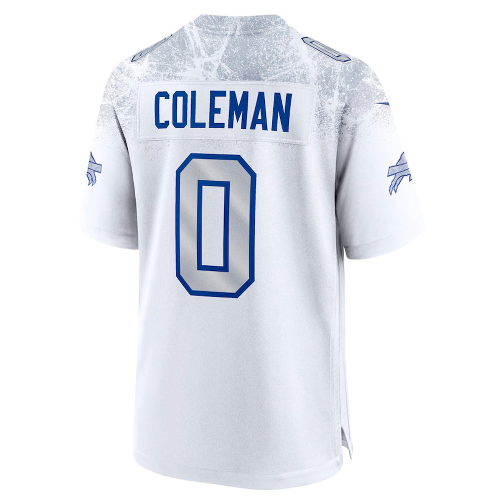 B.Bills #0 Keon Coleman Player White Rivalries Collection Game Ldoa Stitched Jerseys