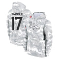 D.Broncos #17 Jaylen Waddle Player Arctic Camo Salute to Service Hoodies Limited Game Ldoa Stitched Jerseys