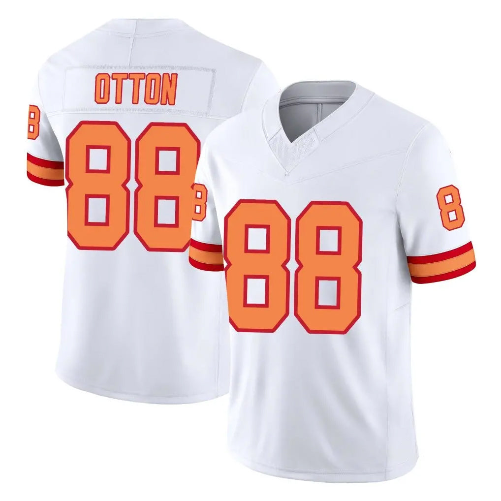 TB.Buccaneers #88 Cade Otton Player White Limited '76 Vapor F.U.S.E. Home Game Ldoa Stitched Jerseys
