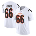 C.Bengals #66 Dalton Risner Player White Vapor Untouchable Limited Home Game Ldoa Stitched Jerseys