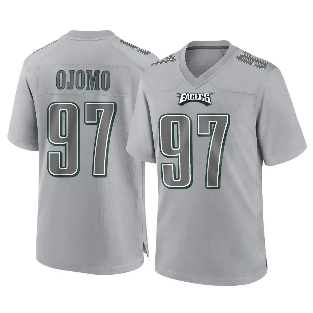 P.Eagles #97 Moro Ojomo Player Gray Atmosphere Fashion Home Game Ldoa Stitched Jerseys