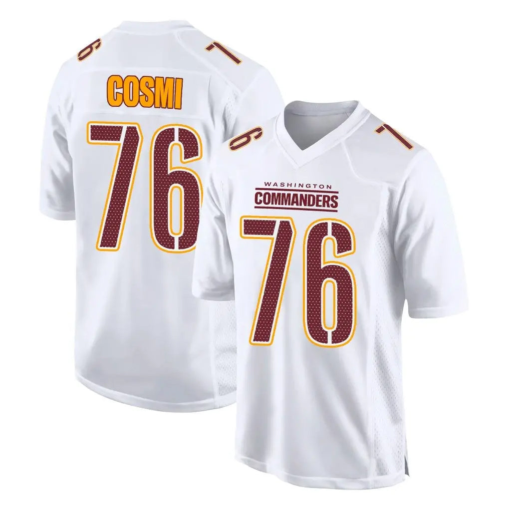 W.Commanders #76 Sam Cosmi Player White Tundra Fashion Home Game Ldoa Stitched Jerseys