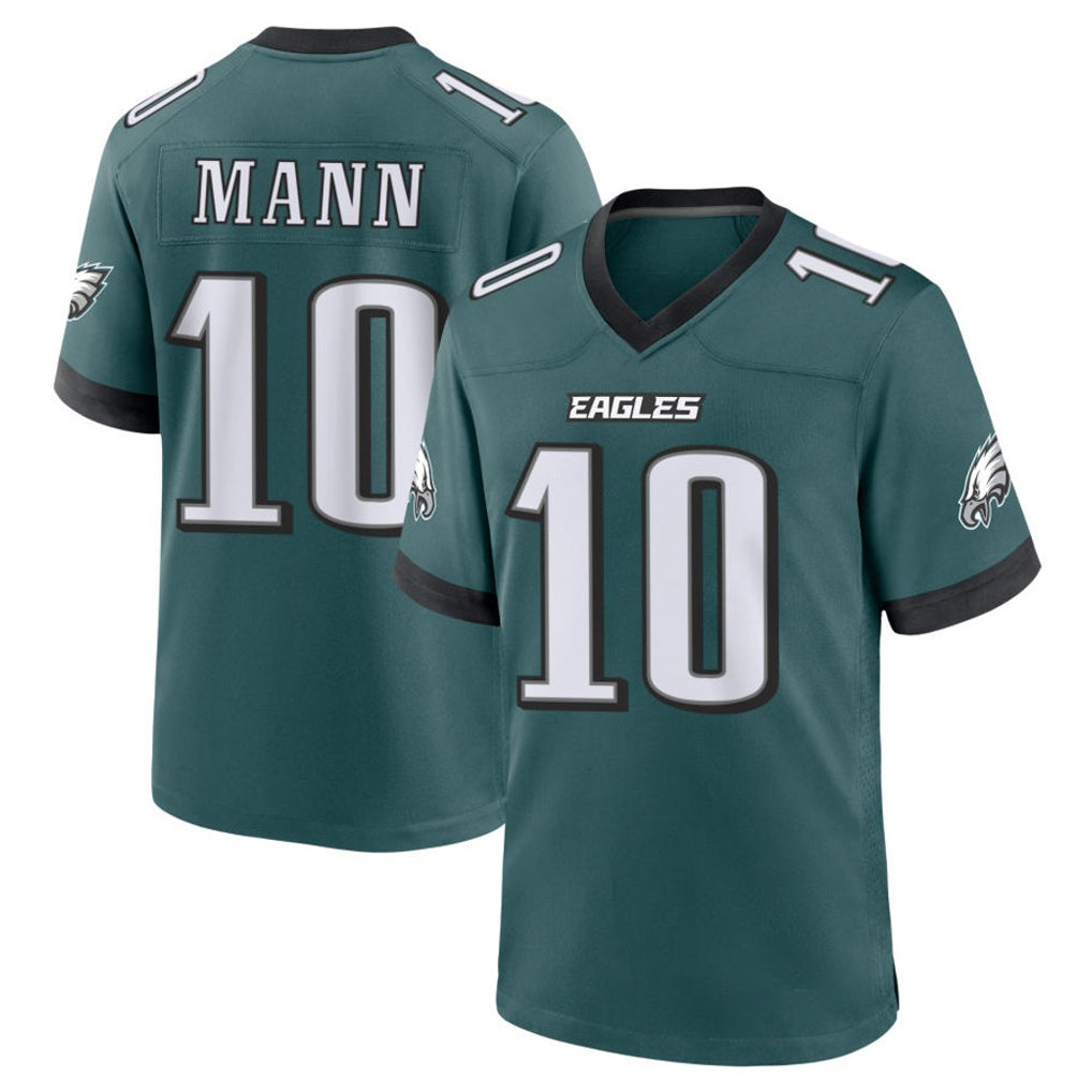 P.Eagles #10 Braden Mann Player Green Home Game Ldoa Stitched Jerseys