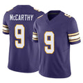 M.Vikings #9 J.J. McCarthy Player Purple Limited Classic Vapor F.U.S.E. Home Game Ldoa Stitched Jerseys