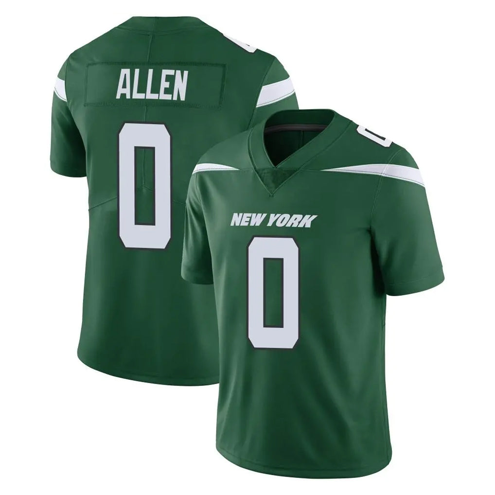 NY.Jets #0 Braelon Allen Player Green Limited Vapor Home Game Ldoa Stitched Jerseys