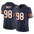 C.Bears #98 Montez Sweat Player Navy Vapor F.U.S.E. Limited Home Game Ldoa Stitched Jerseys