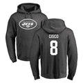 NY.Jets #8 Andre Cisco Player Gray Pullover Hoodies Limited Game Ldoa Stitched Jerseys