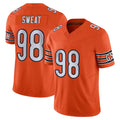C.Bears #98 Montez Sweat Player Orange Vapor F.U.S.E. Limited Home Game Ldoa Stitched Jerseys