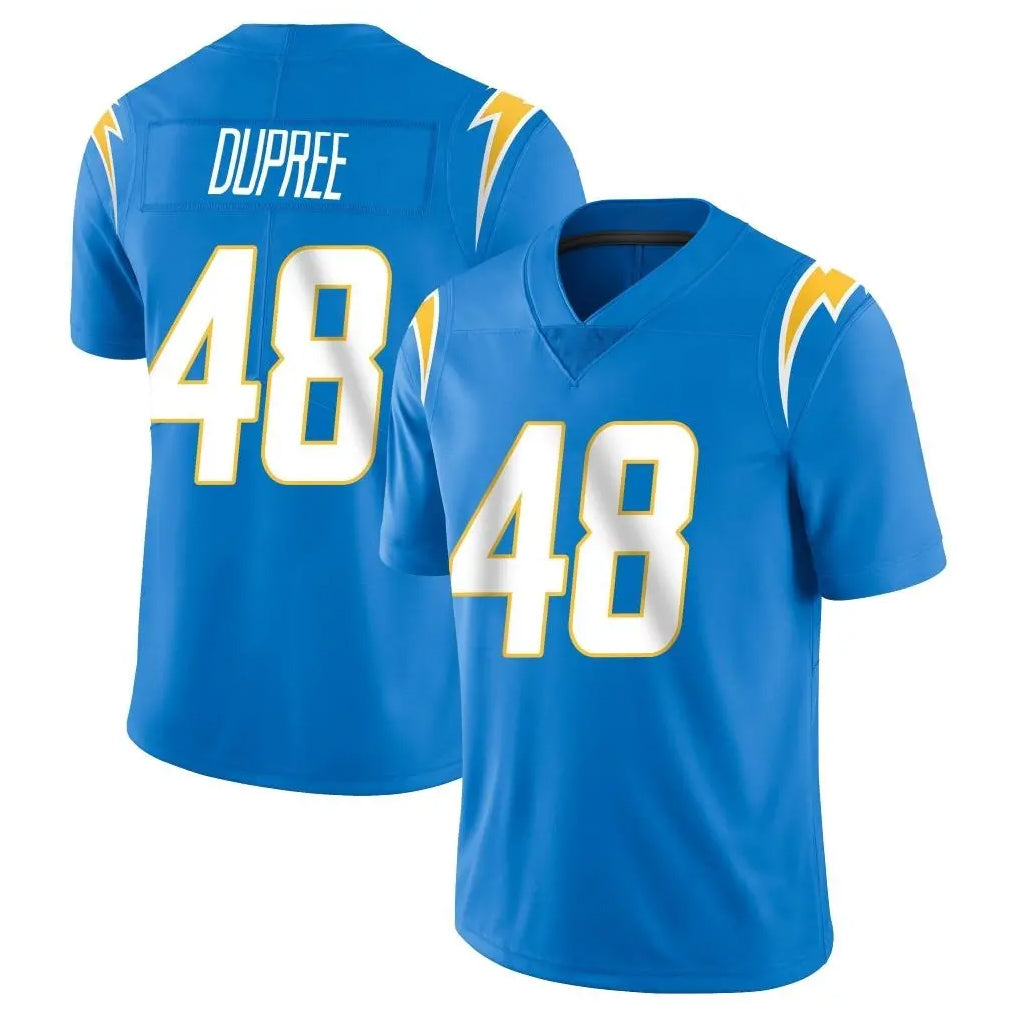 LA.Chargers #48 Bud Dupree Player Blue Limited Vapor Untouchable Home Game Ldoa Stitched Jerseys