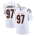 C.Bengals #97 Dexter Lawrence II Player White Home Game Ldoa Stitched Jerseys