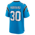 C.Panthers #30 Chuba Hubbard Player Blue Home Game Ldoa Stitched Jerseys