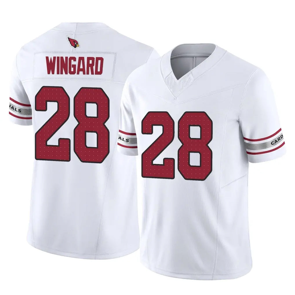 A.Cardinals #28 Andrew Wingard Player White Vapor F.U.S.E. Limited Home Game Stitched Jerseys