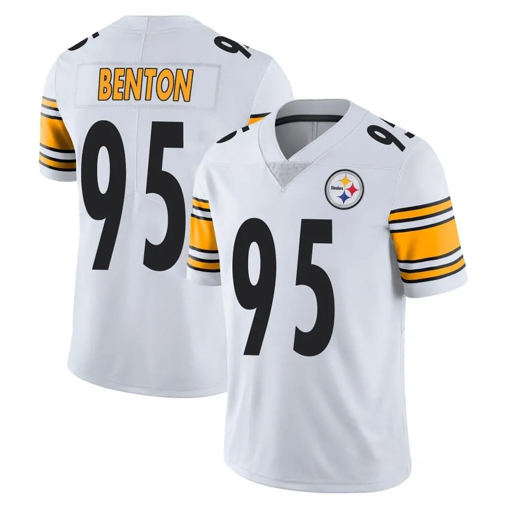P.Steelers #95 Keeanu Benton Player White Limited Vapor Untouchable Home Game Ldoa Stitched Jerseys