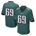 P.Eagles #69 Landon Dickerson Player Team Color Green Home Game Ldoa Stitched Jerseys