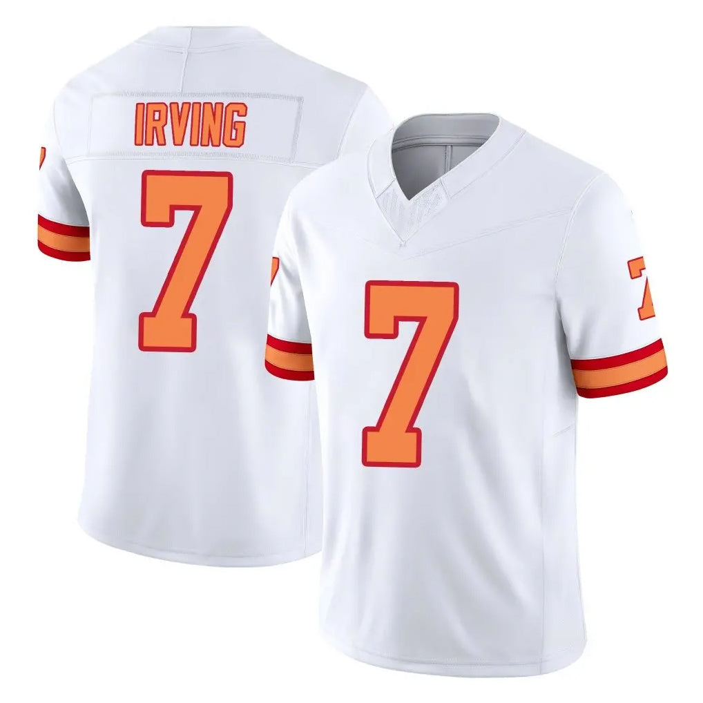 TB.Buccaneers #7 Bucky Irving Player White Limited '76 Vapor F.U.S.E. Home Game Ldoa Stitched Jerseys