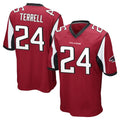 A.Falcons #24 A.J. Terrell Jr. Player Red Color Vapor Home Game Ldoa Stitched Jerseys