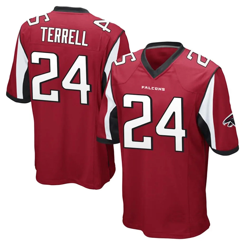 A.Falcons #24 A.J. Terrell Jr. Player Red Color Vapor Home Game Ldoa Stitched Jerseys