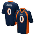 D.Broncos #0 Jonathon Cooper Player Navy Game Ldoa Stitched Jerseys