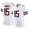 C.Bears #15 Rome Odunze Player White Vapor F.U.S.E. Limited Home Game Ldoa Stitched Jerseys