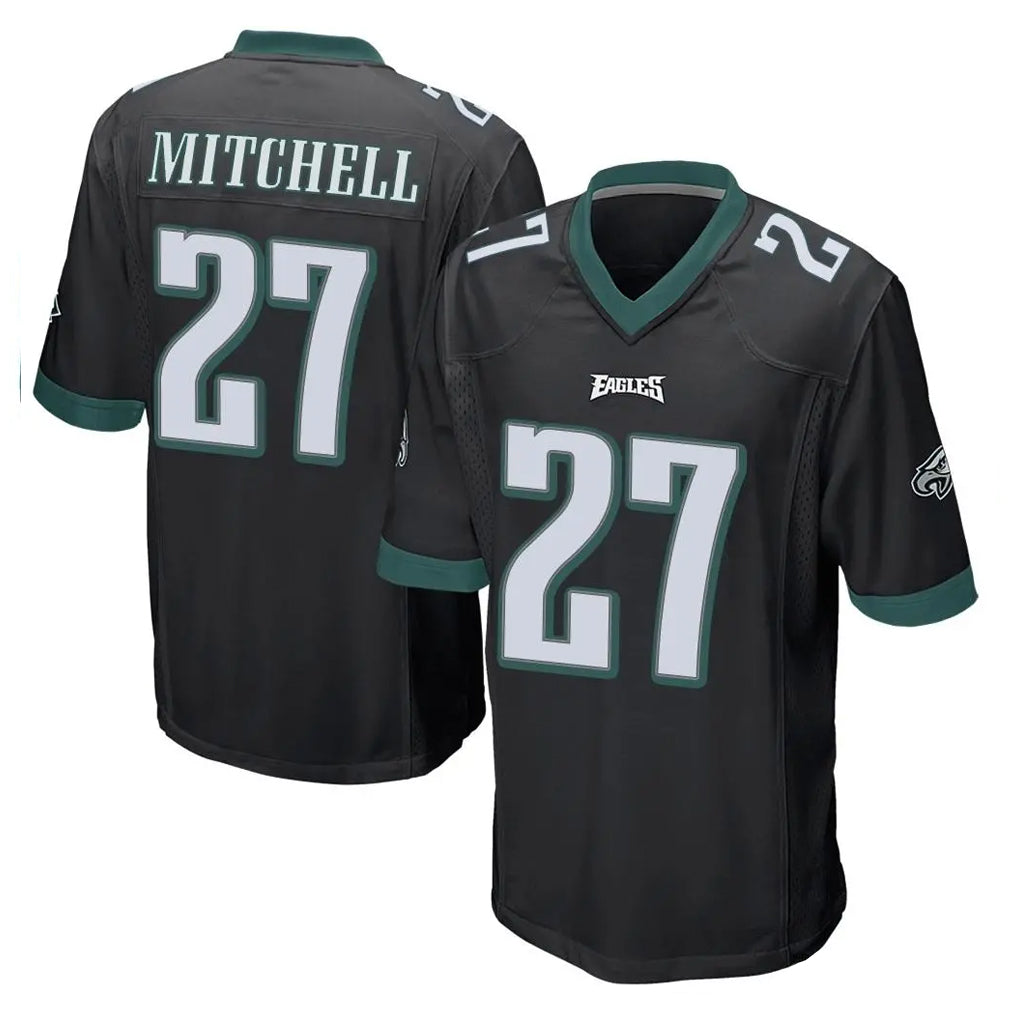 P.Eagles #27 Quinyon Mitchell Player Black Home Game Ldoa Stitched Jerseys