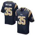 LA.Rams #35 Jaylen Watson Player Navy Home Game Ldoa Stitched Jerseys