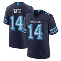T.Titans #14 Carnell Tate Player Navy 2026 Rivalries Collection Home Game Ldoa Stitched Jerseys