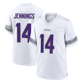 M.Vikings #14 Jauan Jennings Player White Alternate Home Game Ldoa Stitched Jerseys