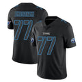 T.Titans #77 Peter Skoronski Player Black Impact Limited Home Game Ldoa Stitched Jerseys
