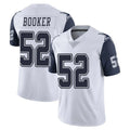 D.Cowboys #52 Tyler Booker Player White-Navy Limited Color Rush Vapor Untouchable Home Game Ldoa Stitched Jerseys