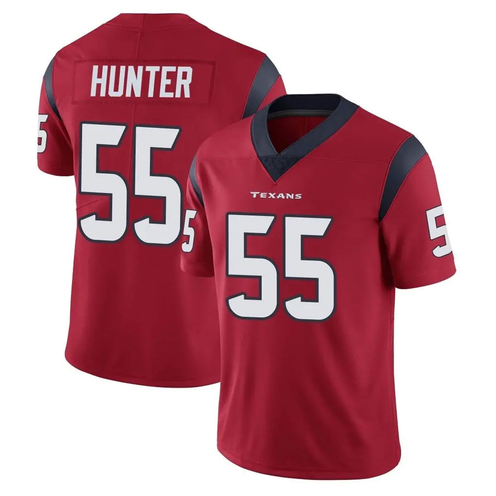 H.Texans #55 Danielle Hunter Player Red Limited Vapor Untouchable Home Game Ldoa Stitched Jerseys