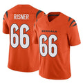 C.Bengals #66 Dalton Risner Player Orange Vapor F.U.S.E. Limited Home Game Ldoa Stitched Jerseys